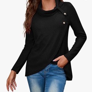 KILIG Woman’s Cowl Neck Sweater